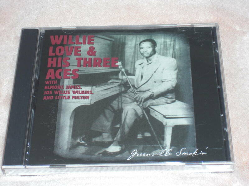 US盤CD Willie Love And His Three Aces ／ Greenville Smokin' (Purple Pyramid CLP 0832-2) Elmore James Little Milton　I blues