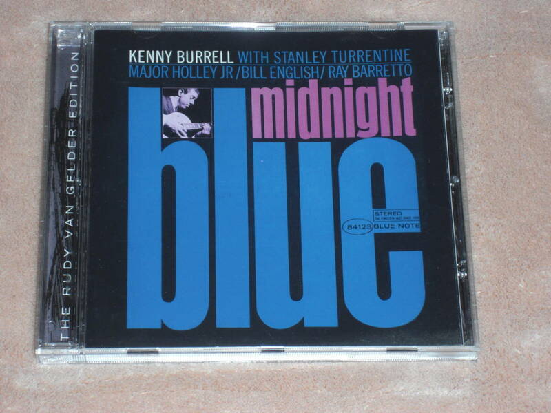 Europe盤CD Kenny Burrell ー Midnight　　　　-RVG Edition-　（Blue Blue Note 7243 4 95335 2 3）　K Jazz