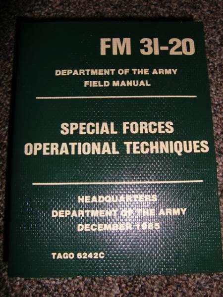 FM 31-20 DEPARTMENT OF THE ARMY FIELD MANUAL