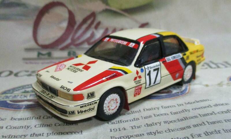 ☆レア絶版*Provence Moulage*1/43*Mitsubishi Galant VR-4 #17 1991 Rally Monte Carlo≠BBR,MR