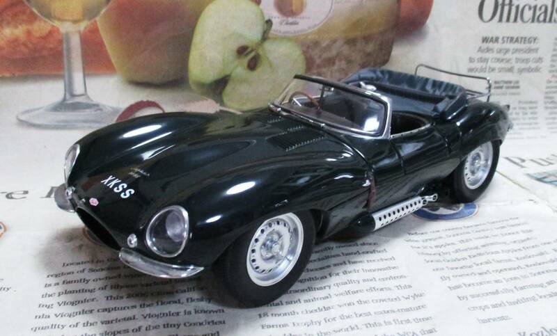 ★激レア絶版*AUTOart*1/18*1956 Jaguar XK SS グリーン≠京商,EXOTO