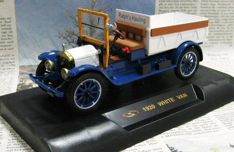 *レア絶版*Signature Models*1/32*1920 White Van Pickup ブルー/ホワイト≠フランクリンミント