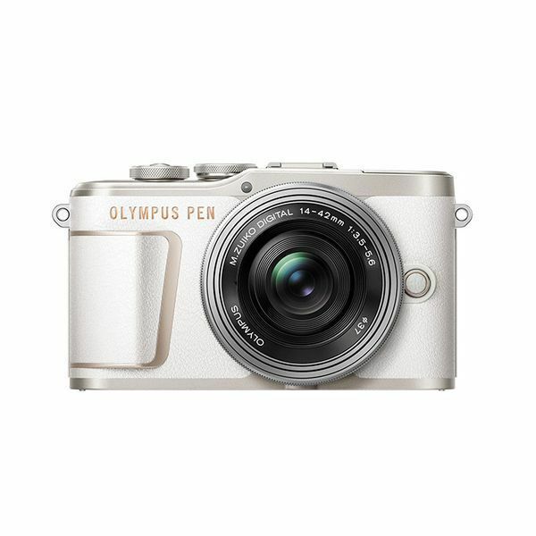 中古 １年保証 美品 OLYMPUS PEN E-PL10 14-42mm EZ レンズキット ホワイト