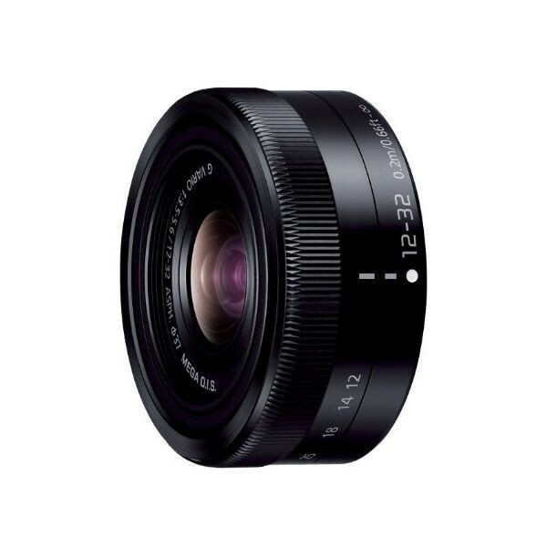 中古 １年保証 美品 Panasonic LUMIX G VARIO 12-32mm F3.5-5.6 ASPH. MEGA O.I.S. ブラック H-FS12032-K