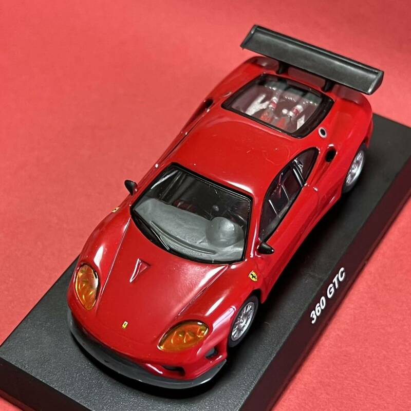京商 1/64 Ferrari 360 GTCレッド 改 内装塗装等 フェラーリ360 GTC 赤