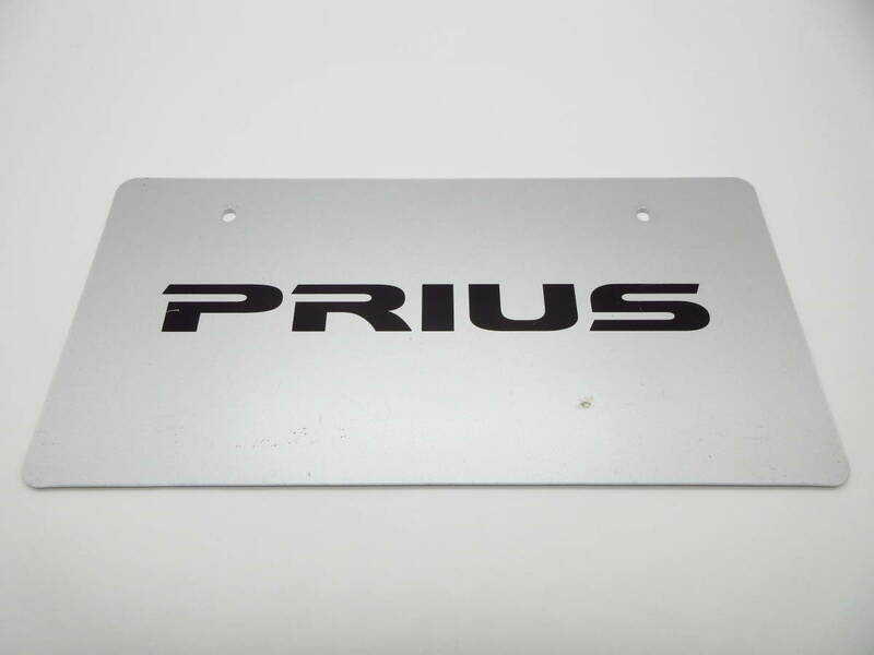 トヨタ プリウス PRIUS 30系 ディーラー 新車 展示用 非売品 ナンバープレート マスコットプレート