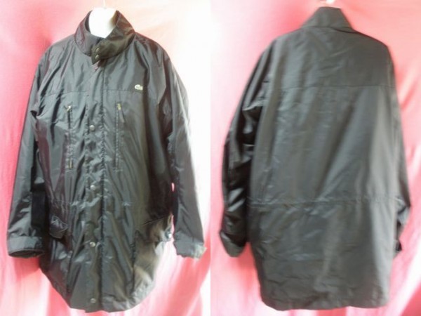ＵＳＥＤ・難有り ラコステ コート サイズ５２/４ 黒色