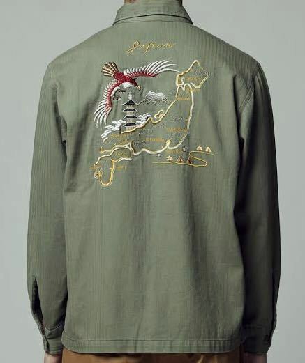 ALPHA INDUSTRIES ミリタリー 刺繍 シャツ/ジャケット