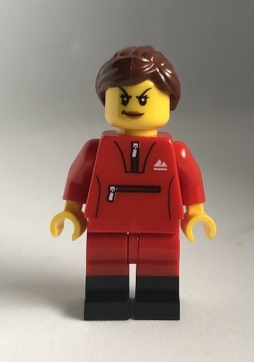新品　未使用　レゴ　LEGO　スポーツガール　ジャージ　アスリート　ミニフィギュア　ミニフィグ　シティ スポーツウェア 女性