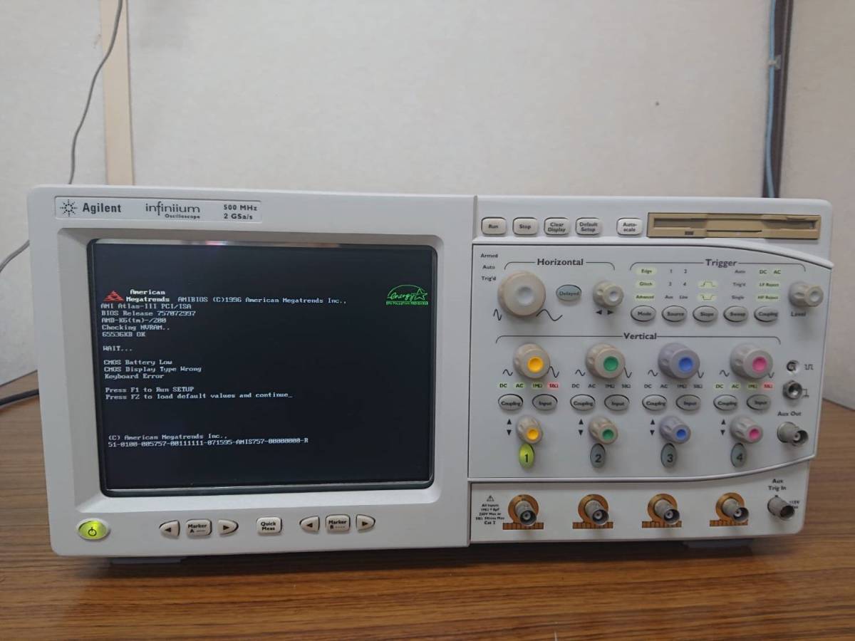 Agilent アジレント オシロスコープ Oscilloscope 54825A 500MHz 2GSa/s (No.A97)