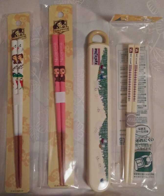 新品　日本製　お箸　３点セット　プチジャム　チェブラーシカ　※注意※2個セットではありません！