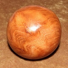 木製シフトノブ(材質：ニレ瘤）12x1.25mm（SP-50.9D45.6L)