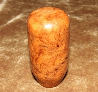 木製シフトノブ(材質：楓瘤）10ｘ1.5mm（PE-38.4D78.4L)