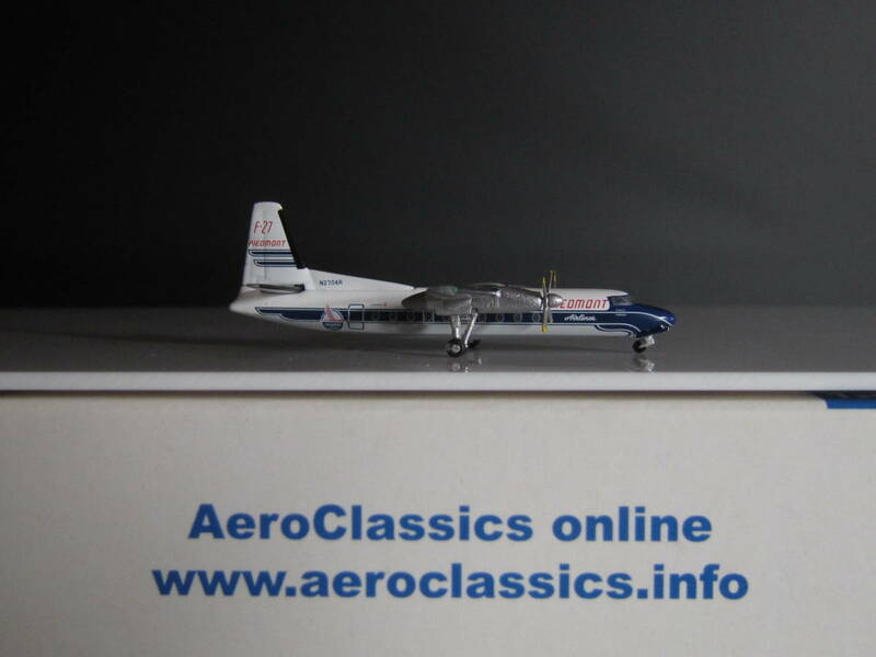 ◆ＰＩＥＤＭＯＮＴ Ａｉｒｌｉｎｅｓ [N2704R]◆Aero Classics [1:400]◆Ｆ－２７