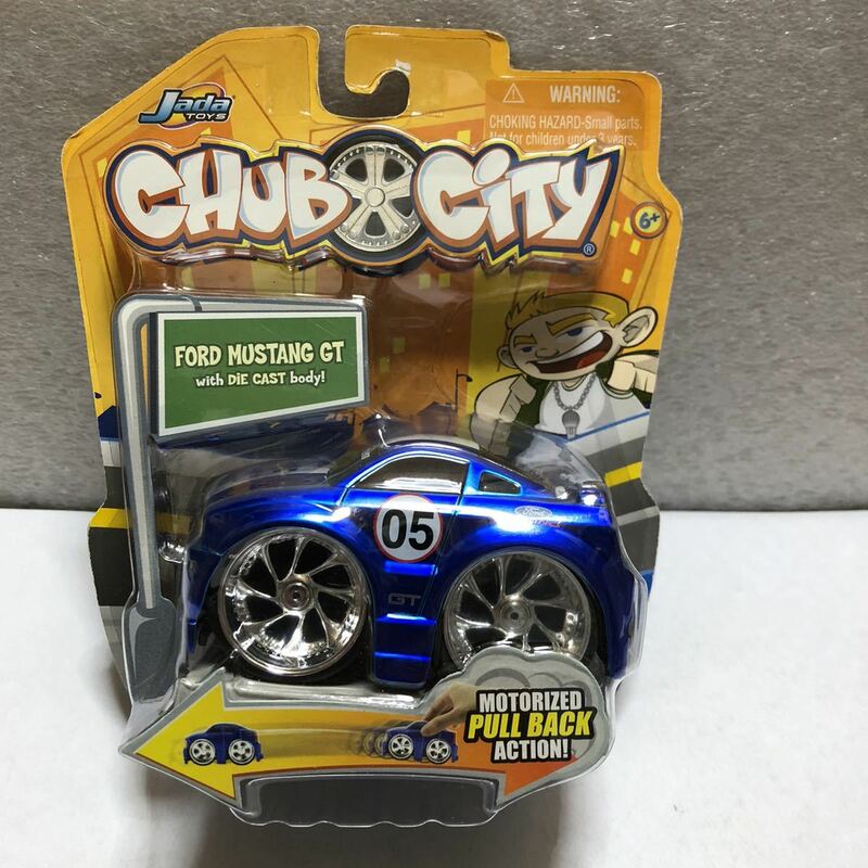 超激レア希少モデル！Jada／ジェイダ！CHUB CITY！FORD MUSTANG GT！ダイキャスト製！ビッグホイール！新品未使用未開封品！入手困難品！