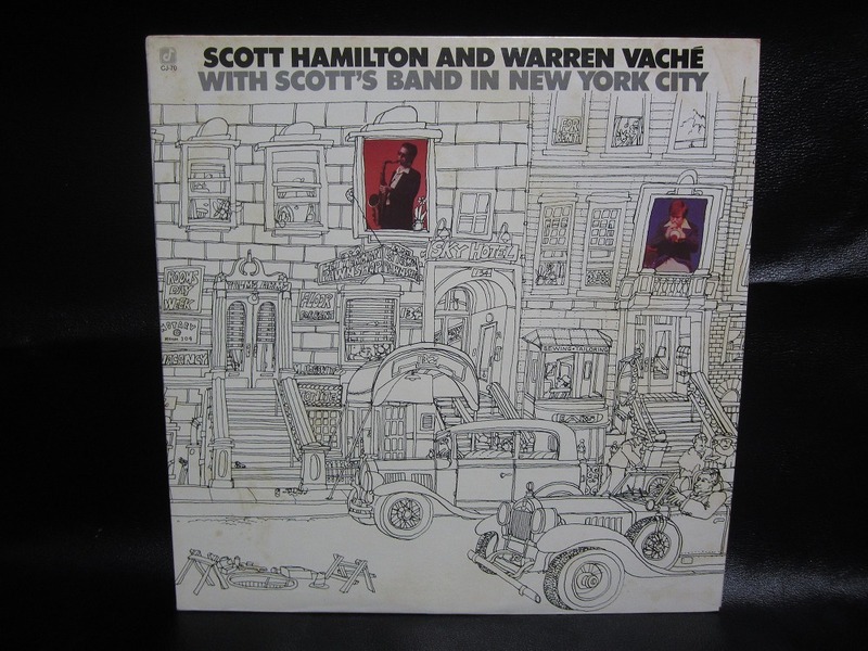 ★☆スコット・ハミルトン＆ウォーレン・ヴァシェ WITH SCOTT'S BAND IN NEW YORK CITY CJ-70 LPレコード 中古品☆★[128]