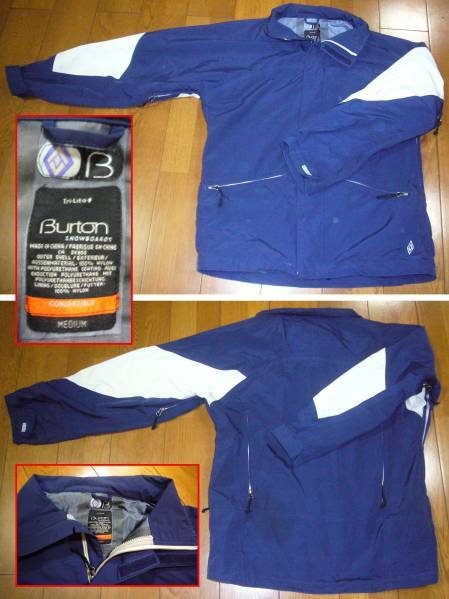  BURTON スノーボードウェア Mサイズ ジャケット メンズ