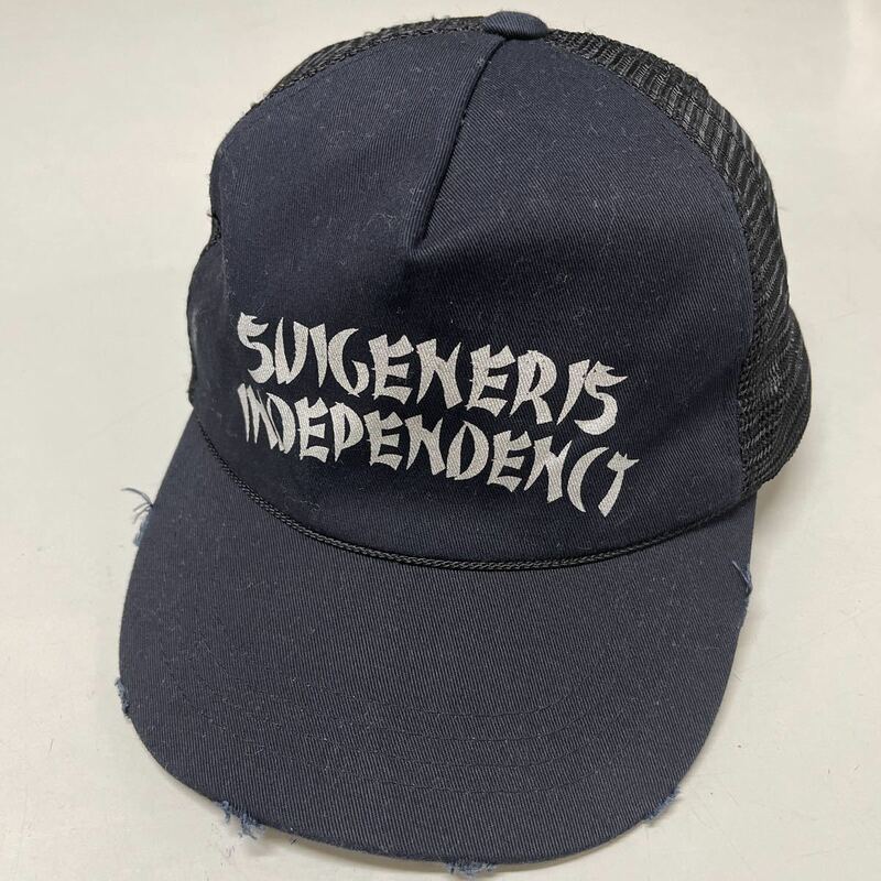 SUIGENERIS INDEPENDENT キャップ　帽子　CAP メッシュ　ブラック　黒