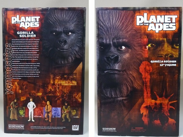 新品サイドショウ12インチ限定ゴリラソルジャー エイプエンフォーサー 猿の惑星 SIDESHOW Planet of The Apes GORILLA SOLDIER