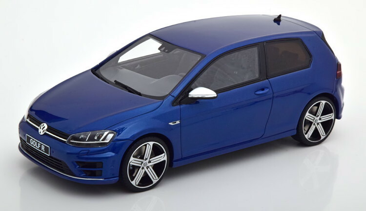 オットー 1/18 フォルクスワーゲン ゴルフ R 2014 ブルー OttO-mobile 1:18 Volkswagen Golf 7-R 2014 blue