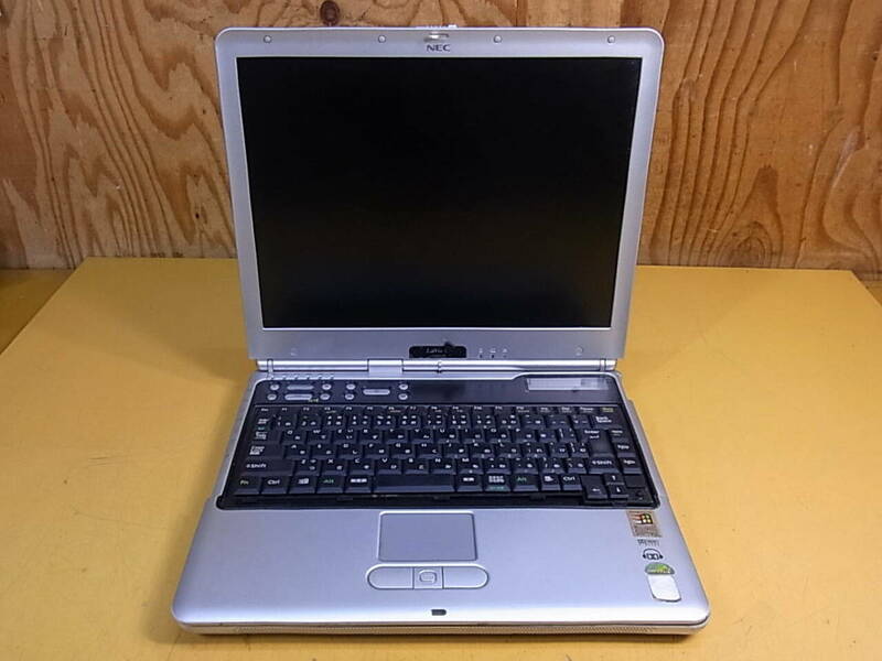 □R/046☆NEC☆14.1型ノートパソコン☆PC-LC800J84DH☆Pentium III☆HDD/メモリ/OSなし☆動作不明☆ジャンク