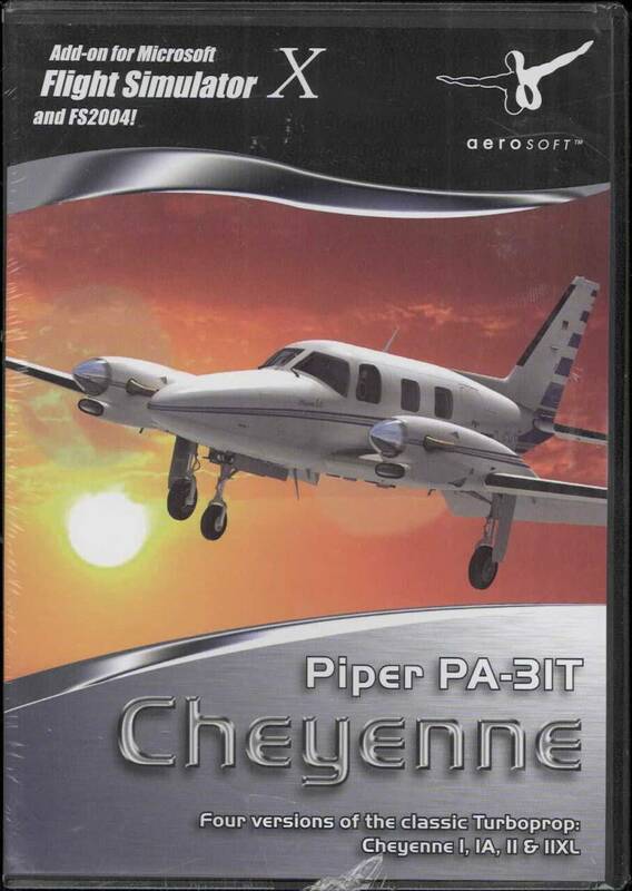 新品 Piper Cheyenne (FSX/FS2004) パイパー PA-31T シャイアン アドオンソフト