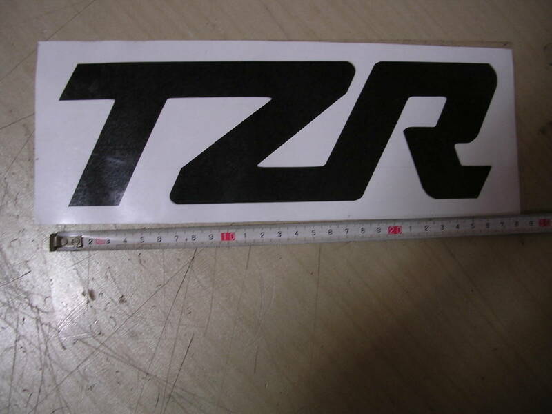 ヤマハ　TZR250　TZRステッカー大　黒　1KT　3MA　TDR　R1Z　