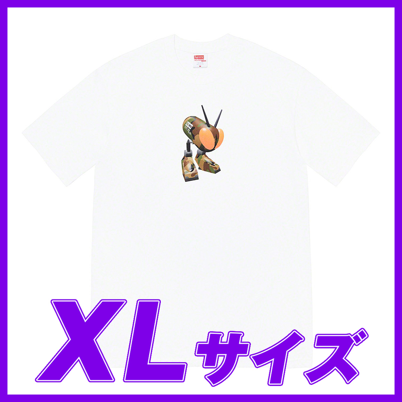 1627　Supreme Junya Watanabe COMME des GARCONS MAN Bug Tee White XL 2021AW シュプリーム コムデギャルソン バグTee 白 XL 2021FW