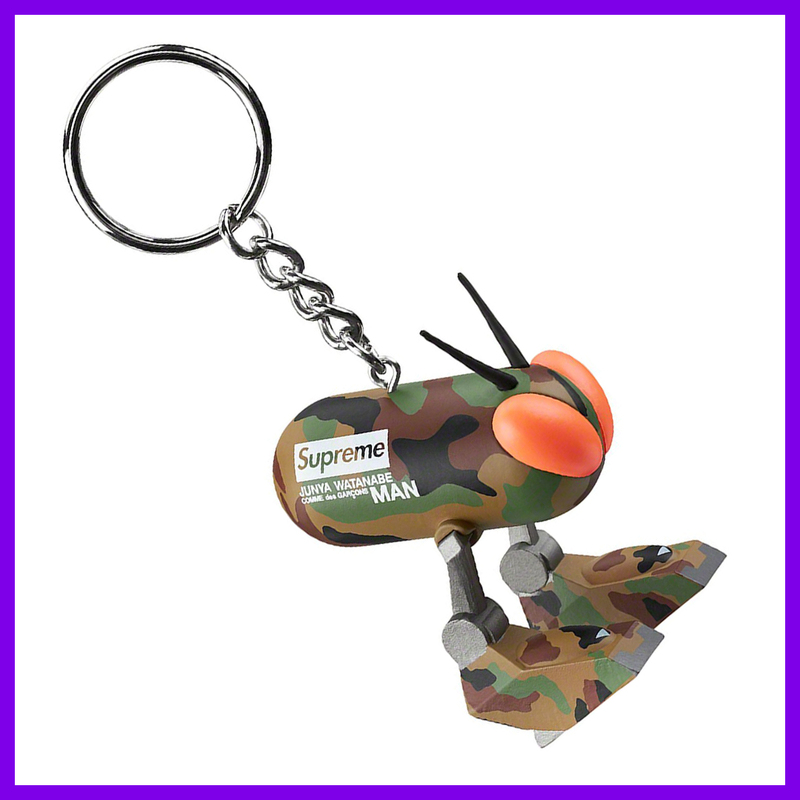 1635　Supreme Junya Watanabe COMME des GARCONS MAN Bug Keychain Woodland Camo シュプリーム コムデギャルソン バグキーチェーン2021AW