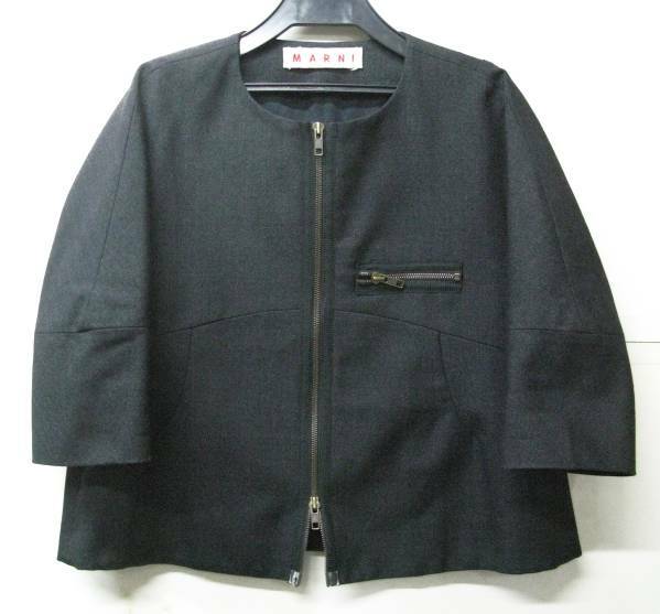 マルニ MARNI：ダブルジップ ウール ジャケット MARNI Wool Zip jacket