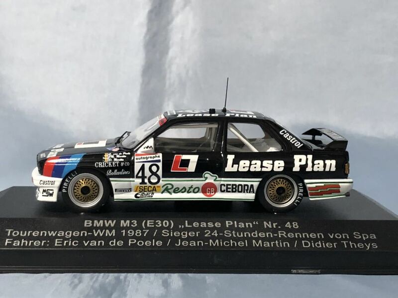 イクソ製　BMW M3 (E30) WTCC 1987年 スパ24hレース 優勝車　　　　　1/43