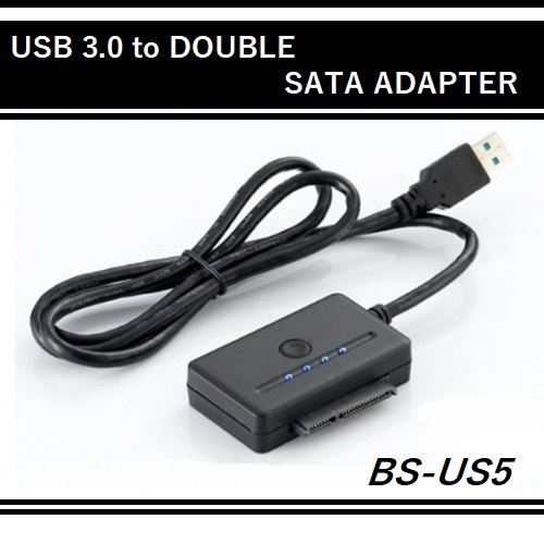 【C0071】USB 3.0 TO ダブル SATA アダプター [BS-US5]