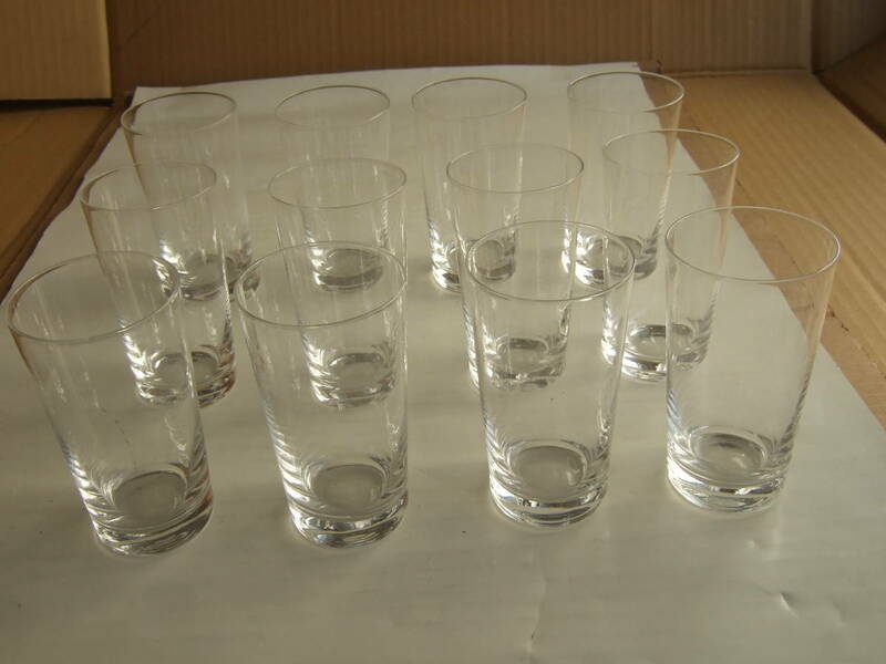 グラス ガラス製 コップ ：１２客 ：サイズ口径5.5㎝/高さ9.8㎝