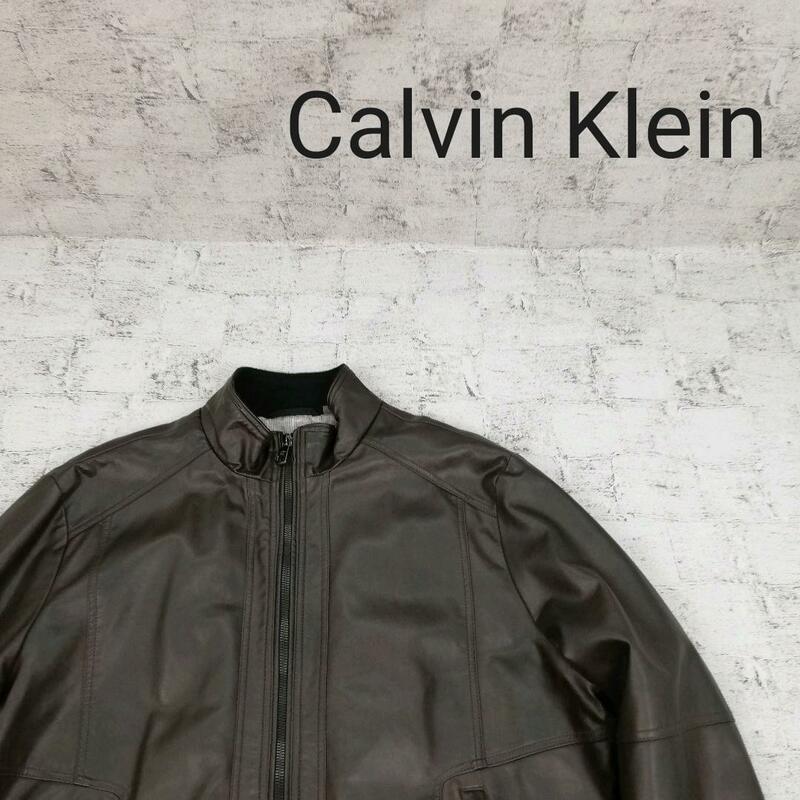 Calvin Klein カルバンクライン フェイクレザージャケット W6540