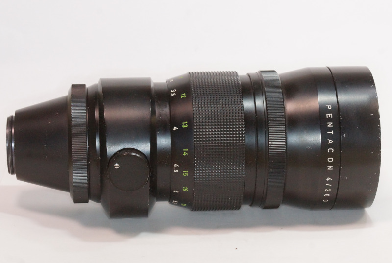 ドイツ製 PENTACON 4/300 M42 1N-070 ブラック 大口径超望遠