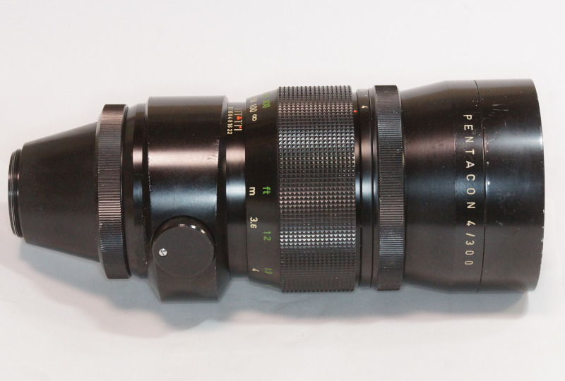 ドイツ製 PENTACON 4/300 M42 2NA-287 ブラック 大口径超望遠