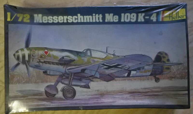 Messerschmitt Me 109 K-4 1/72 Heller エレール プラモデル 20211110 tkhshss h 1011