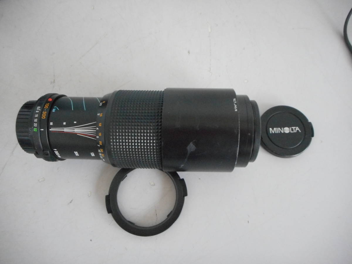 H9762　ジャンク品　Minolta MD zoom 100-300mm/F 5.6　レンズ