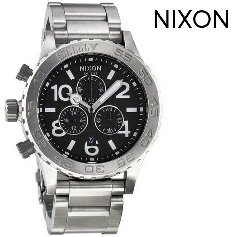 NIXON ニクソン a037000　THE 42-20 CHRONO Black メンズ ニクソン クロノ 腕時計