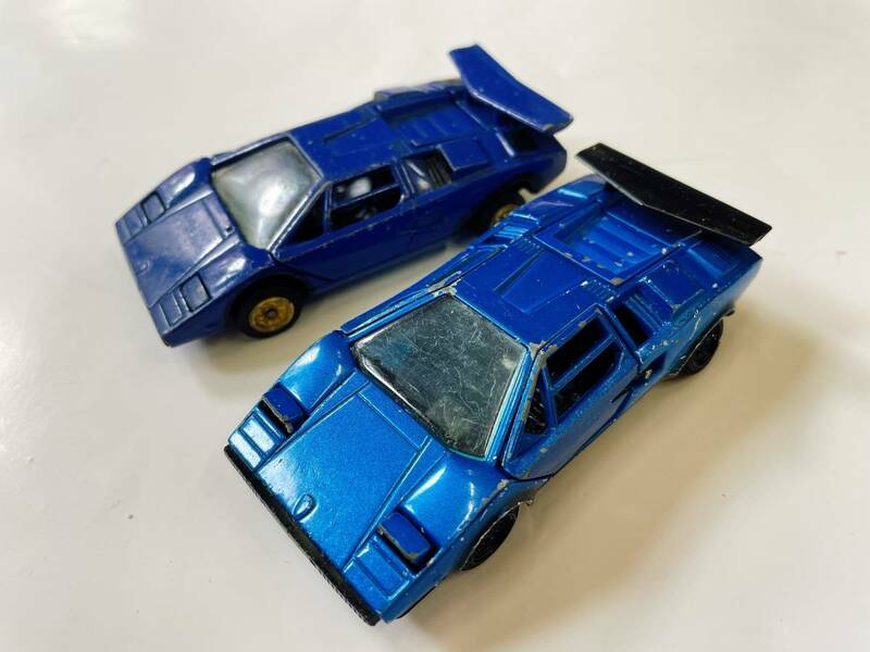 2台セット 昭和 マルシン MARUSHIN 1/43 SAKURA サクラ スーパーカー LAMBORGHINI COUNTACH ランボルギーニカウンタック