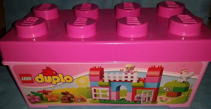 デュプロ：ピンクのコンテナデラックス duplo 10571 完品 美品 知育玩具/オクパナ