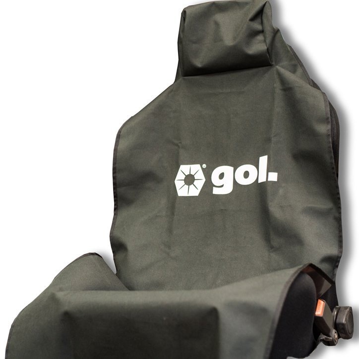 gol (ゴル) ドライバー シート カバー (FREE) BLACK G887-518Z | futsal soccer サッカー フットサル ブラック 車 黒