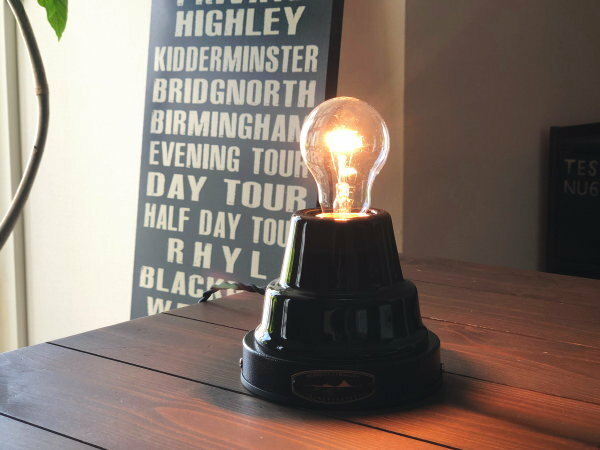 テーブルランプ 黒 セラミックランプ 照明 間接照明 カフェ ヴィンテージ風 レトロ 卓上 おしゃれ ブラック ウォールランプ ブラケット