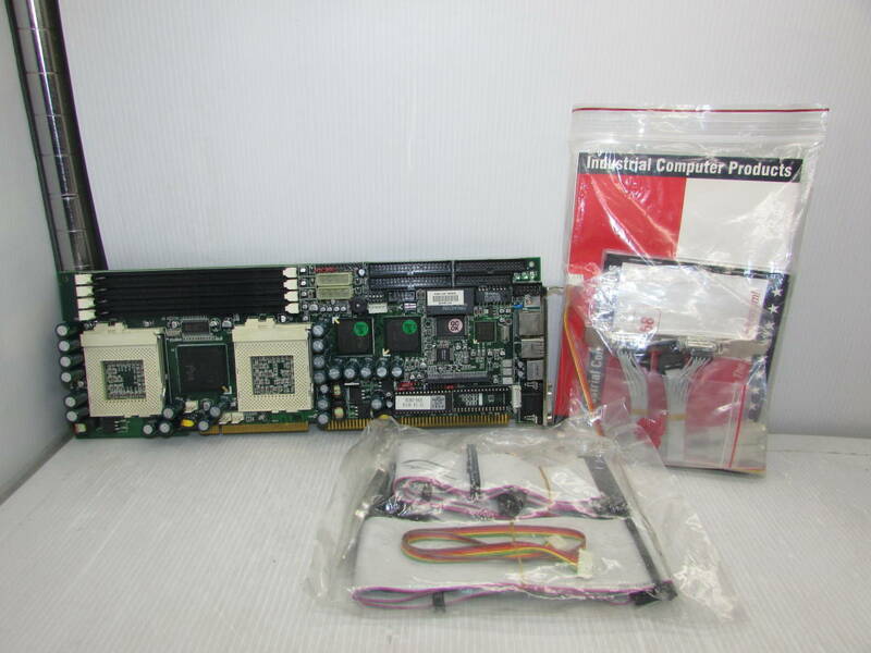 【YMB0052】★PORTWELL ROBO-668 DualSocket370 Processor based PICMG SBC with AGP VGA and FastEthernet 産業用マザーボード★JUNK