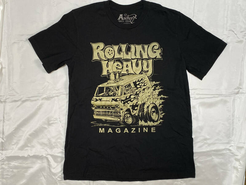 Rolling Heavy Magazine Tシャツ Mサイズ ローリングヘビーマガジン フォード シェビーバン ダッジバン カリフォルニア バン バニング