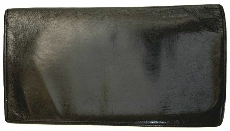 正規品 中古品　COACH/コーチ　メンズ ブラック 長財布　サイズ約18.3×9.8cm　カード入れ　送料/クリックポスト185円