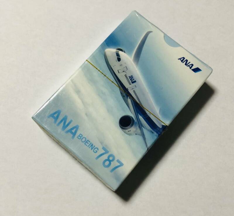 非売品・未使用★ANA BOEING 787★全日空 ボーイング トランプ ①