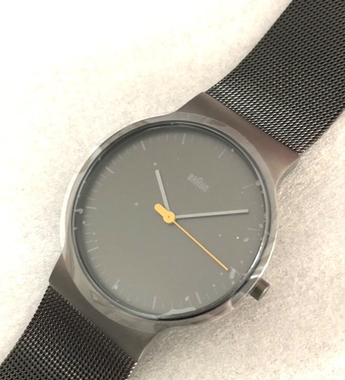 Braun BN0211 薄型 ウォッチ classic slim Dieter Rams ドイツ Dietrich Lubs ブレスレット デザイン 時計 好きに も