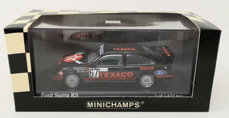 ★MINICHAMPS 1/43 FORD SIERRA RS TEXACO 1987年ニュルブルクリンク24時間優勝車★