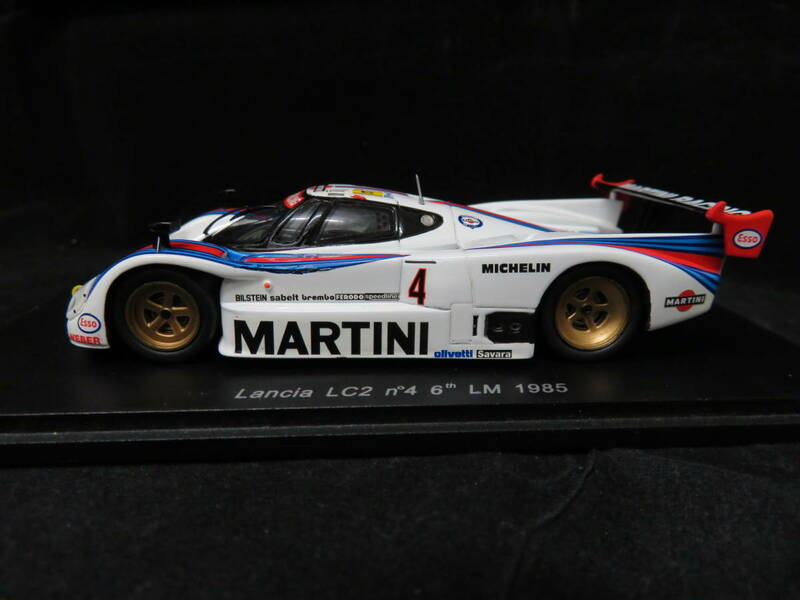 1/43　ランチア　LC2　LM1985　6th　＃4　”マルティニレーシング”